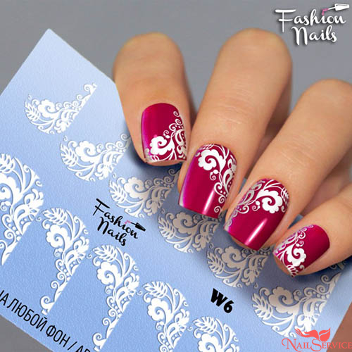 Слайдер-дизайн White 6. Fashion Nails.