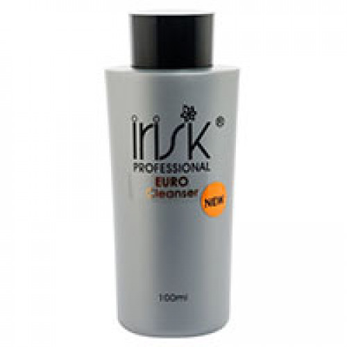 Жидкость 2 в 1 для снятия липкого слоя и мытья кистей Euro Cleanser, 100мл. Irisk Professional.