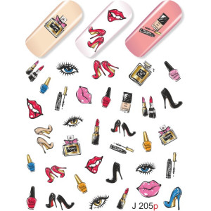 Слайдер-дизайн для ногтей, Milv, J 205