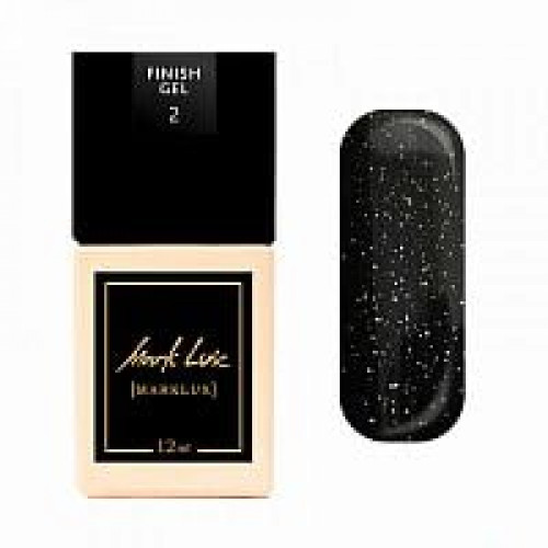 Финишное силиконовое (топ, завершающее) покрытие для геля-лака,Gel Finisch MARKLUX SHINE №2, 12 мл. Nika Nagel.