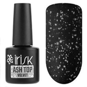 Топ для ногтей, Irisk Professional, Velvet Ash Top White, белый, вельвет, 10мл Топ для ногтей, Irisk Professional, Velvet Ash Top White, белый, вельвет, 10мл