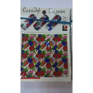 Слайдер-дизайн для ногтей, Milv, N 161