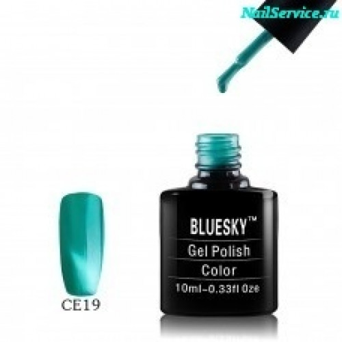 Гель-лак. Серия Cat's Eye, "Кошачий глаз", 10 мл. Cat019. BLUESKY. 2019