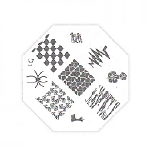 Пластина для стемпинга №D-01. TNL Professional.