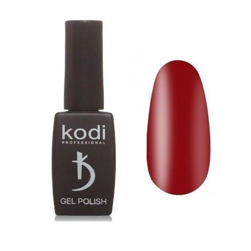 Гель-лак №80R. Насыщенный красный, эмаль. 8 мл. "RED". KODI Professional . 31576