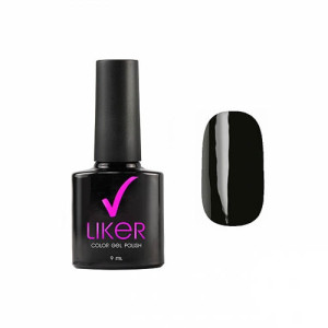 Гель-лак для ногтей, RuNail, Liker черный №4500, 9мл