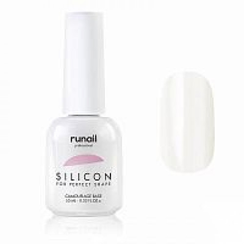 RU Базовое покрытие, камуфлирующее, силиконовое, белое №4331 , 10 мл. RuNail.