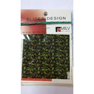 Слайдер-дизайн для ногтей, Milv, N 210