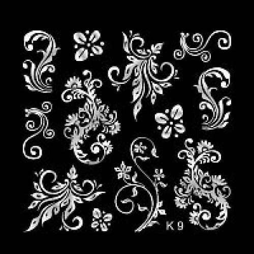 Слайдер-дизайн, K 09, серебро. Milv.