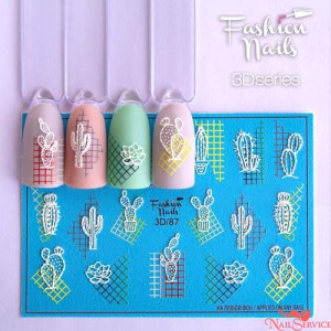 3D Слайдер-дизайн, 3D 87. Fashion Nails.