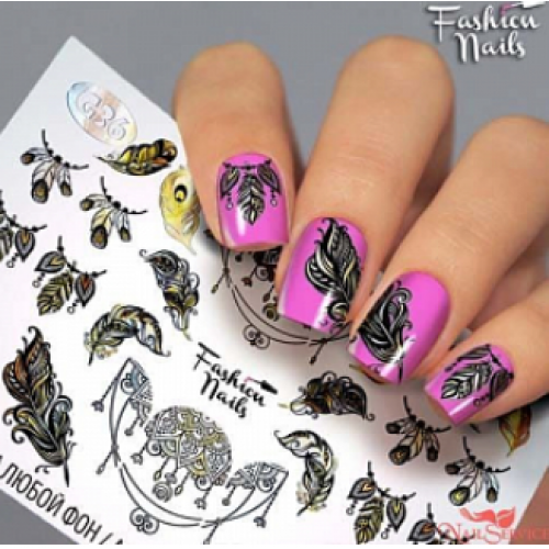 Слайдер-дизайн Galaxy 36. Fashion Nails.