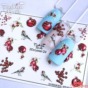 3D Слайдер-дизайн, 3D Cristal 24. Fashion Nails.