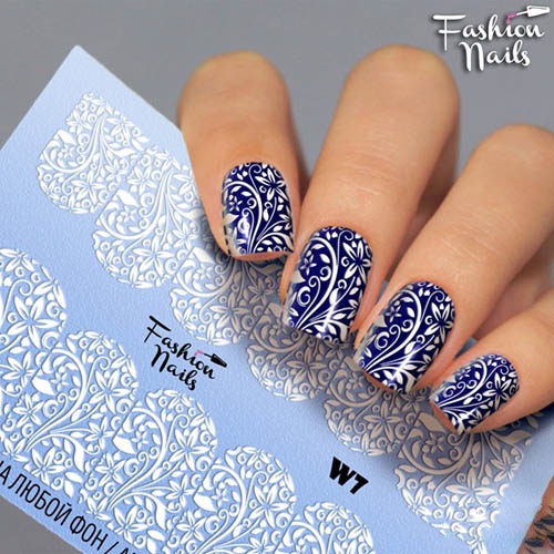 Слайдер-дизайн White 7. Fashion Nails.
