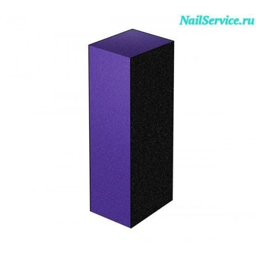 RU Шлифовщик для искусственных ногтей (пурпурный, 150/150/100). RuNail.