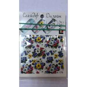 Слайдер-дизайн для ногтей, Milv, N 179p