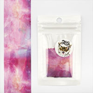 Фольга переводная, Zoo Nail Art, 4*50см, мрамор, розовая, № 1486