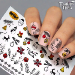 Слайдер-дизайн Metallic 265. Fashion Nails.