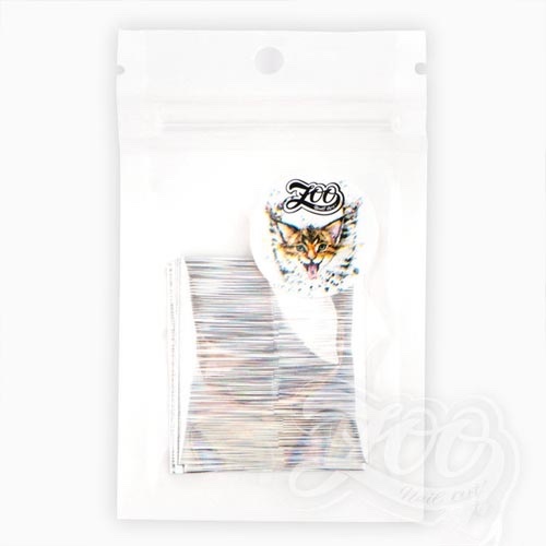 Фольга переводная, северное сияние, №1355, 4*50 см. Zoo Nail Art.