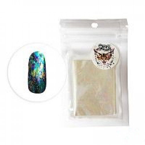 Фольга переводная, северное сияние, №1165, 4*50 см. Zoo Nail Art.