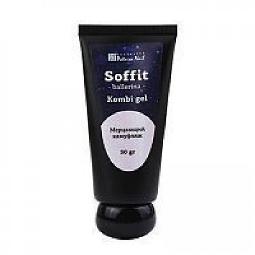 PN Комби-гель Soffit Innocent, мерцающий холодно-розовый, 50 гр. Patrisa Nail (1207)