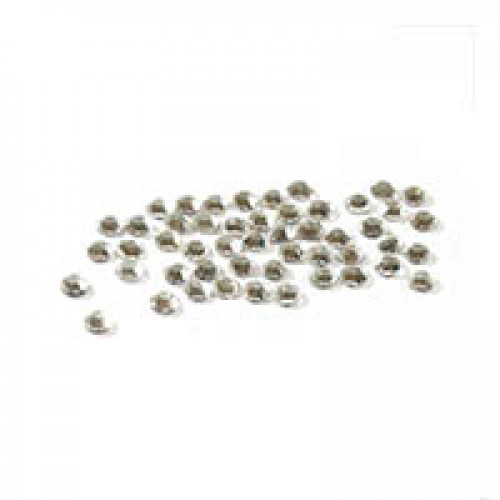 Стразы Сваровски, для дизайна ногтей, серебро, 1,2мм, 50шт. №001 (6). Patrisa Nail.