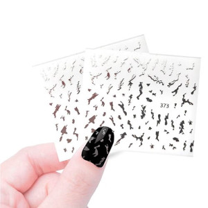 Наклейки профессиональные, Cosmake, №603, серебро