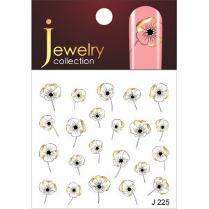 Слайдер-дизайн для ногтей, Milv,  J 225