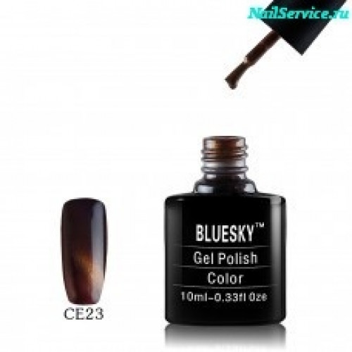 Гель-лак. Серия Cat's Eye, "Кошачий глаз", 10 мл. Cat 023. BLUESKY.  2023