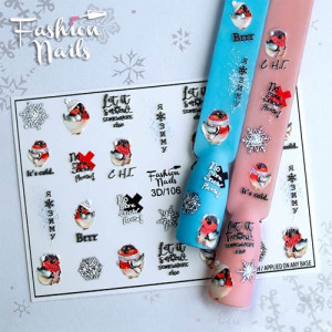 3D Слайдер-дизайн, 3D 106. Fashion Nails.