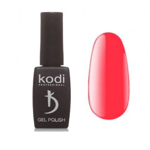 Гель-лак №40BR. Неоновый ярко-коралловый, эмаль. 8 мл. "BRIGHT". Kodi Professional. 30395