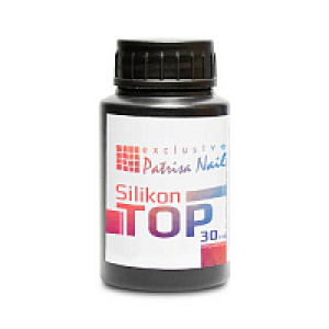 Финишное силиконовое (топ, завершающее) покрытие без липкого слоя, Silikon Top, 30 мл. Patrisa Nail.