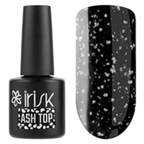Топовое покрытие декоративное, ASH TOP White (белый), 10 мл. Irisk Professional.