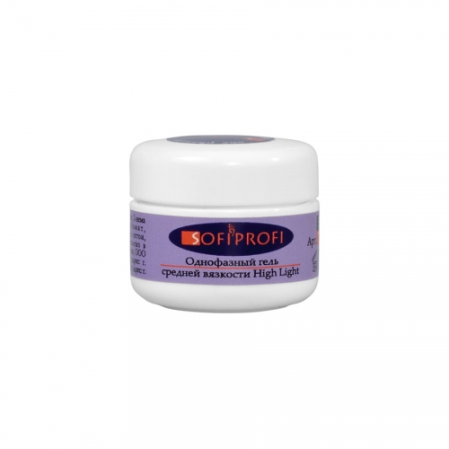 ПОДАРОК! Однофазный гель средней вязкости High Light, арт. 710 / 5 г. Sofiprofi.