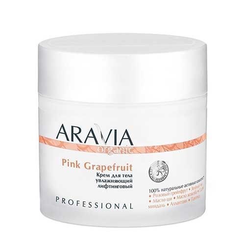 Крем для тела увлажняющий лифтинговый Pink Grapefruit, 300 мл. Aravia Professional.