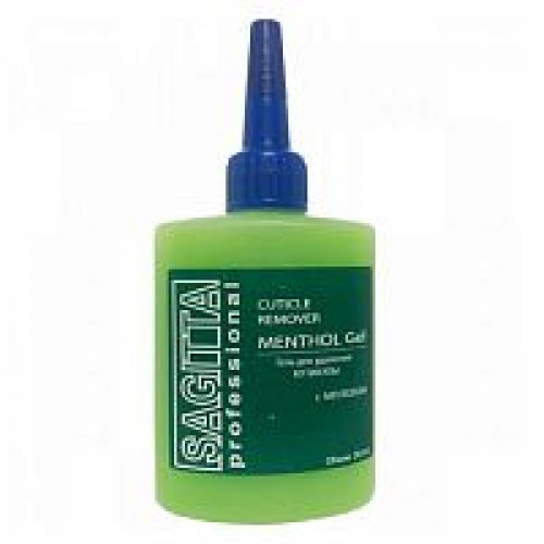 Гель для удаления кутикулы с ментолом, 30 мл. SAGITTA.
