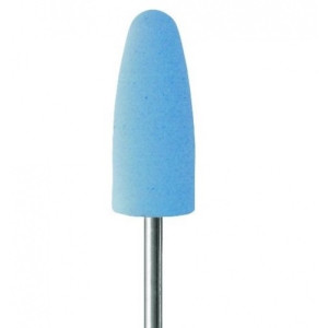 Полир силиконовый для маникюра, 10х24 мм. Абразивность: #600, очень мелкая, голубой. Nail Service.