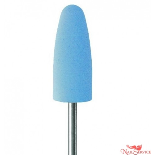 Полир силиконовый для маникюра, 10х24 мм. Абразивность: #600, очень мелкая, голубой. Nail Service.