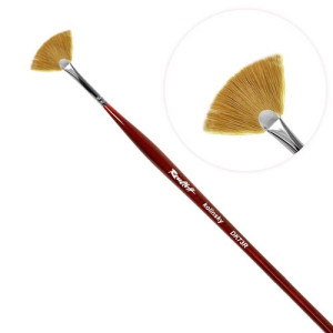 Кисть для дизайна, ROUBLOFF DK73R, веер, натуральный колонок, 8267, №00
