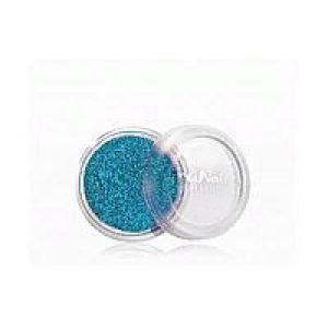 Зеркальная пыль для дизайна ногтей, RuNail, втирка, сине-голубая