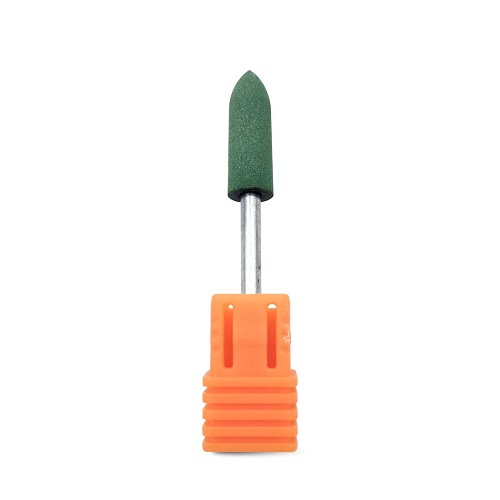 Полир силиконовый для маникюра, 5х16 мм. Абразивность: #240, средняя, зеленый. Nail Service.
