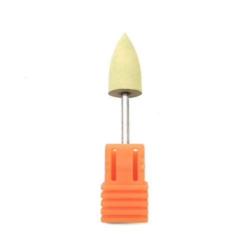 Полир силиконовый для маникюра, 10х20 мм. Абразивность: #600, очень мелкая, желтый. Nail Service.