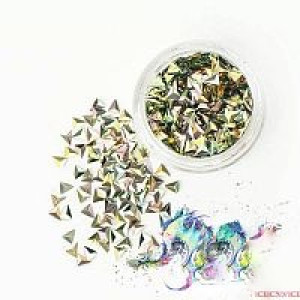 3D треугольники "Чешуя дракона", №1265, 3 мм. Zoo Nail Art.