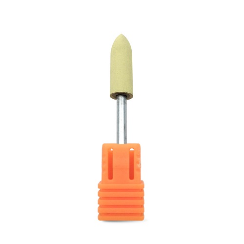 Полир силиконовый для маникюра, 5х16 мм. Абразивность: #600, очень мелкая, желтый. Nail Service.