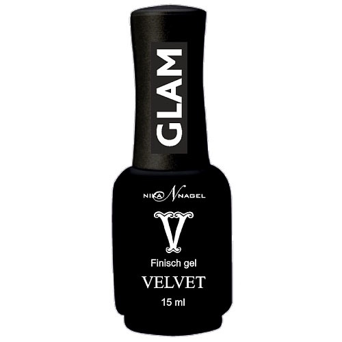 Финишный (топ, завершающий) гель, самовыравнивающийся, 15 мл. VELVET GLAM. Nika Nagel