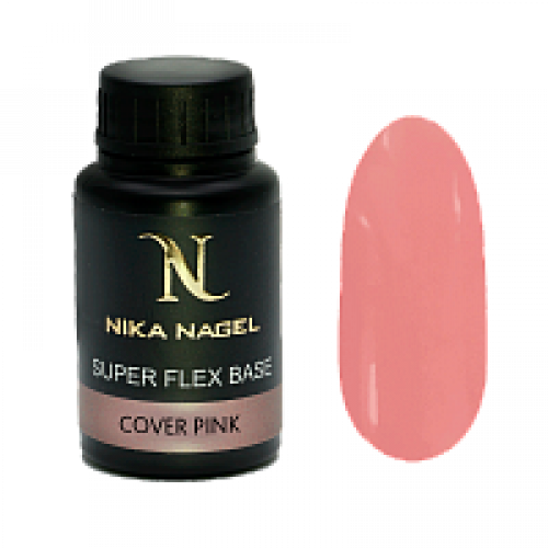 Super Flex Cover Pink Базовое камуфлирующее покрытие (телесно-бежевое), 30 мл. Nika Nagel(8167) Super Flex Cover Pink Базовое камуфлирующее покрытие (телесно-бежевое), 30 мл. Nika Nagel(8167)