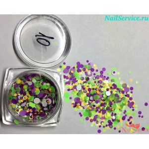 Камифубуки для дизайна ногтей, Nail Service, №10, в баночке