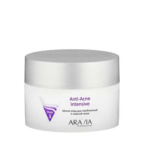 Маска-уход для проблемной и жирной кожи Anti-Acne Intensive, 150 мл. Aravia Professional.