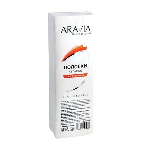 Полоски нетканые для депиляции, 100 шт. Aravia Professional. (3973)