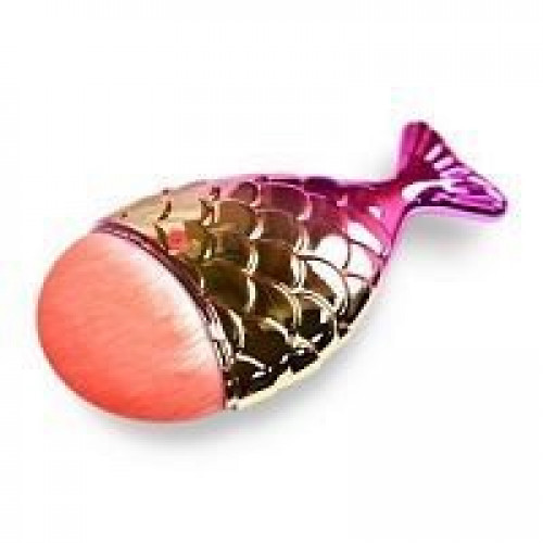 PN Кисть-щетка для удаления опила Рыбка с колпачком 11х6,5 см. Patrisa Nail. (6128)