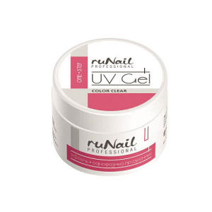 УФ-гель для наращивания ногтей, Runail, однофазный, прозрачный, №0066, 15мл